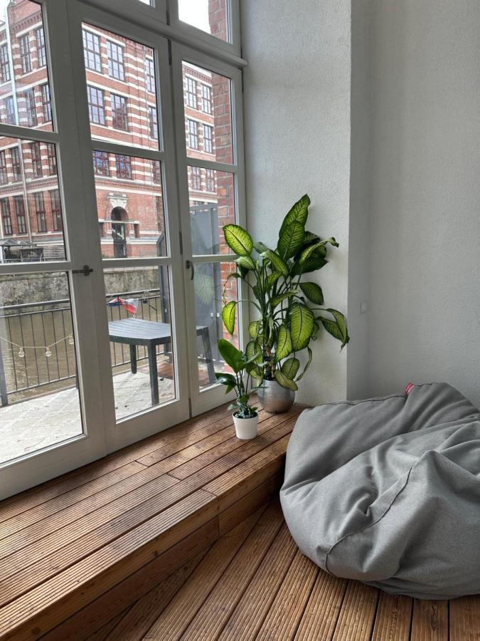 Relax-Wohnung Mit Balkon Ueber Die Weisse Elster ไลป์ซิก ภายนอก รูปภาพ