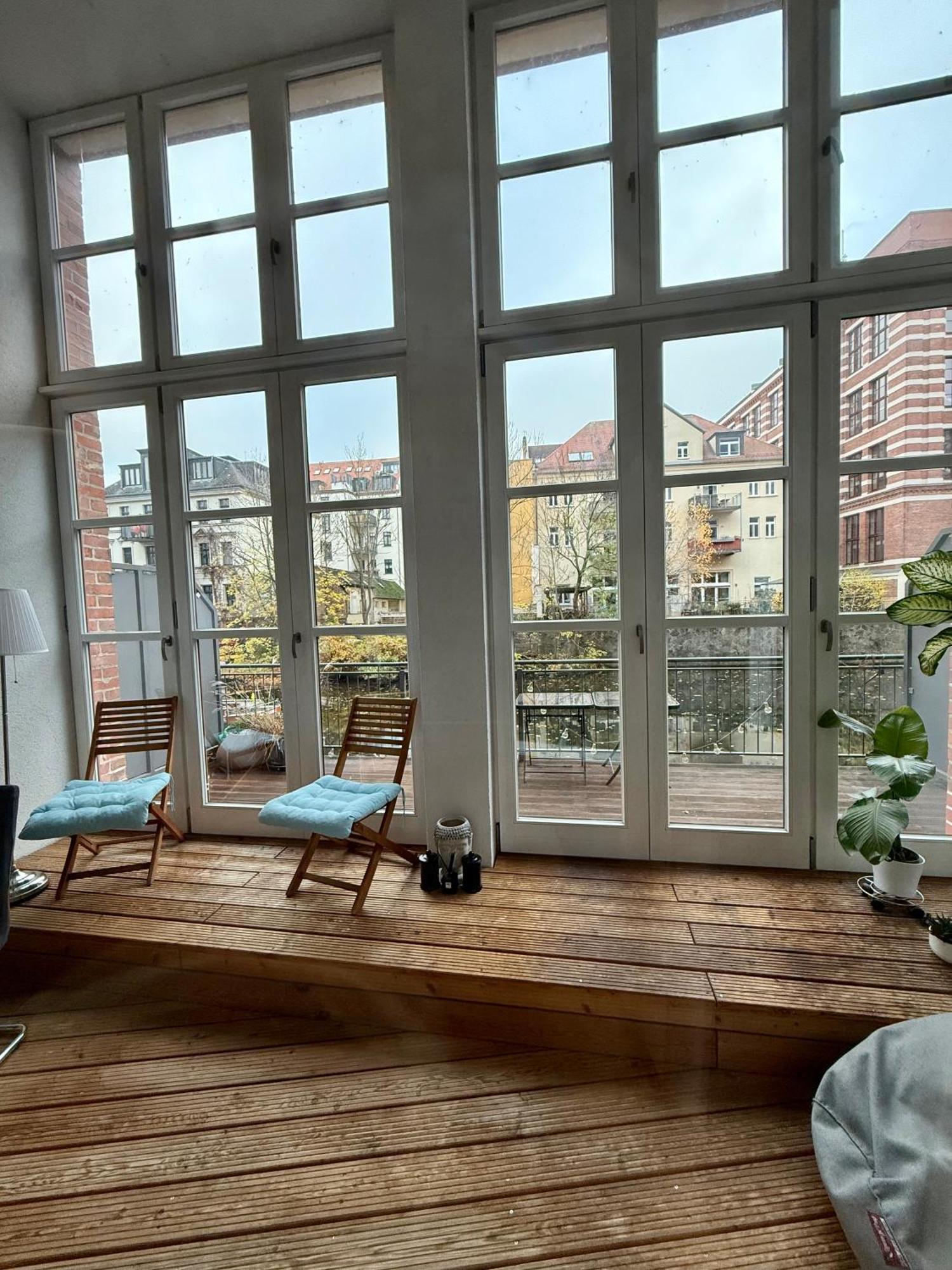 Relax-Wohnung Mit Balkon Ueber Die Weisse Elster ไลป์ซิก ภายนอก รูปภาพ